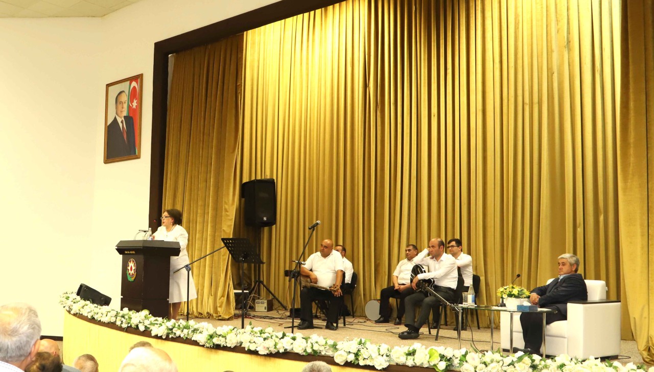 Ağstafada Səməd Vurğunun 120 illik yubileyi qeyd olundu - FOTOLAR